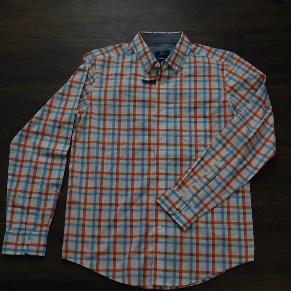 George Men's Small Classic Fit Button Up Shirt - Picture 2 of 5